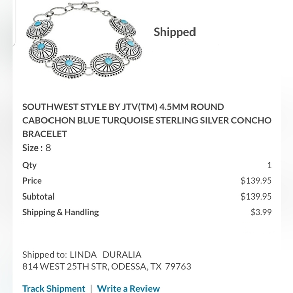 TURQUOISE & 925 STERLING SILVER CONCHO BRACELET, 7"- 8.5" EUC J#59 - Picture 7 of 7